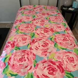 Lilly Pulitzer Garnet Hill Duvet Hotty Pink